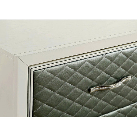 B2025W-040 : Tủ Đầu Giường + 2 Ngăn Kéo 